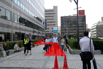 JR田町駅 歩道橋